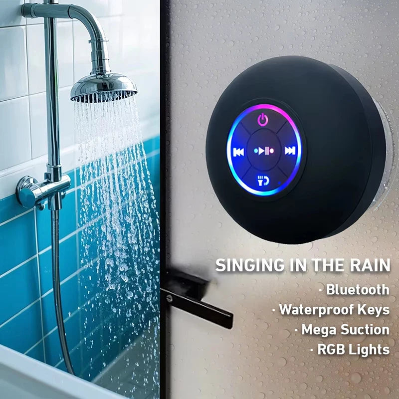 Nexvy SoundGrip™ | Waterproof Bluetooth Shower Speaker